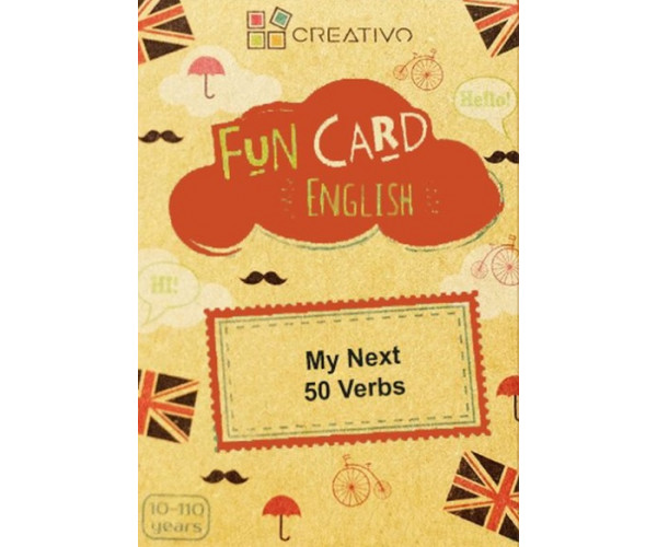 FUN CARD ENGLISH - My Next 50 Verbs