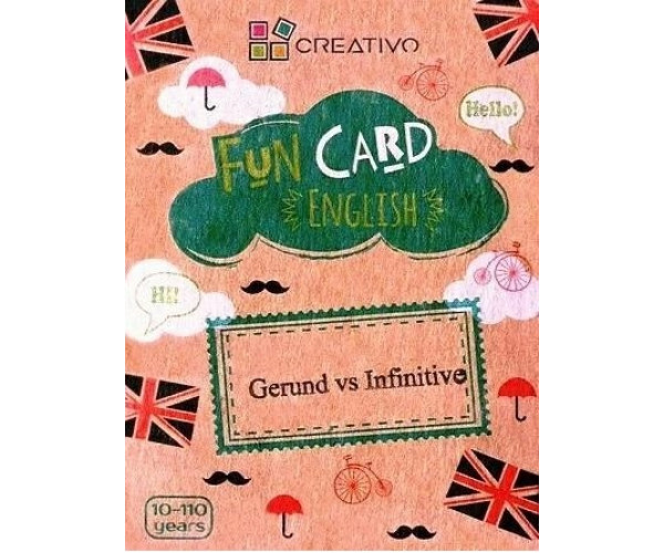 FUN CARD ENGLISH - Gerund vs Infinitive