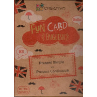 FUN CARD ENGLISH - Present Simple vs Present Continuous