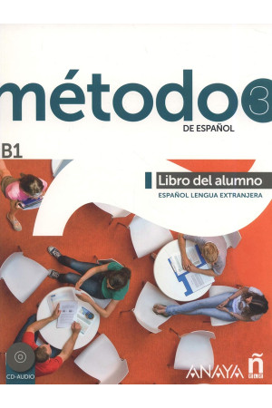 Metodo 3 B1 Libro del Alumno + Audio Descargable (vadovėlis)