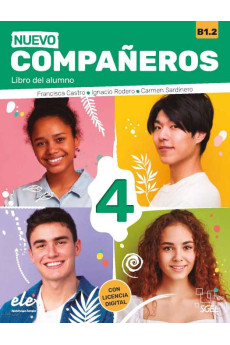 Companeros 3a Ed. 4 B1.2 Libro del Alumno + Licencia Digital (vadovėlis)