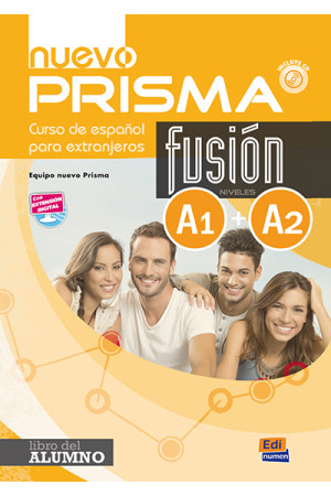 Nuevo Prisma Fusion A1+A2 Libro del Alumno + Licencia Digital Premium