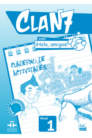 Clan 7 con iHola, Amigos! 1 Cuaderno de Actividades (pratybos)