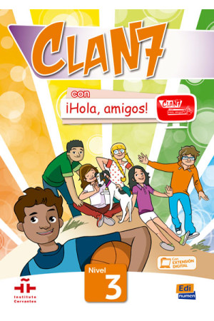 Clan 7 con iHola, Amigos! 3 Libro del Alumno (vadovėlis)