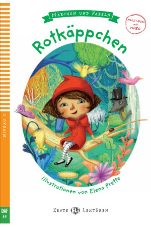Erste A0: Rotkappchen. Buch + Multimedia Files - PRADINIS (1-4kl.) | Litterula
