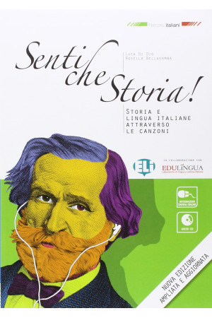 Senti che Storia! A2/B2 Libro dello Studente + CD Audio - Pasaulio pažinimas | Litterula