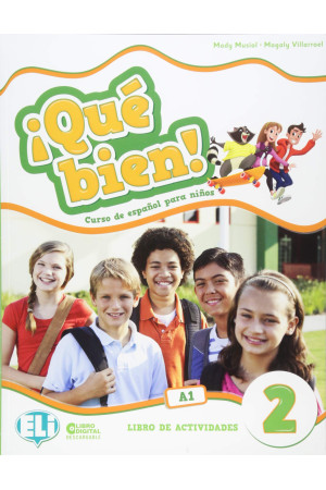 Que Bien! 2 Actividades + Libro Digital & ELI Link App (pratybos) - Que bien! | Litterula