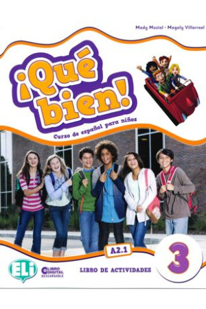 Que Bien! 3 Actividades + Libro Digital & ELI Link App (pratybos) - Que bien! | Litterula