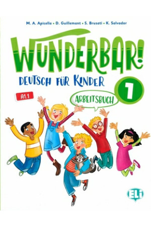Wunderbar! 1 A1.1 Arbeitsbuch + Audio CD (pratybos) - Wunderbar! | Litterula