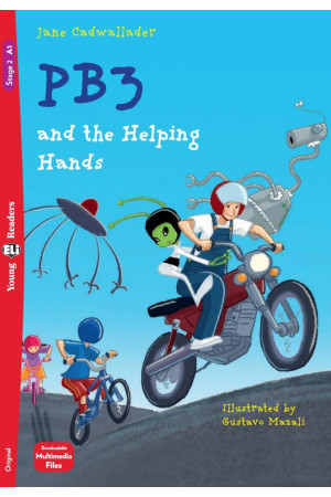 Young 2: PB3 and the Helping Hands. Book + Multimedia Files - Pradinis (1-4kl.) | Litterula