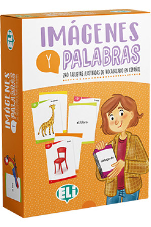 Imagenes y Palabras A1 Set of 240 Tarjetas IIustradas - Žodyno lavinimas | Litterula