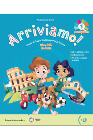 Arriviamo! 1 Libro Studente + Libro Digitale & ELI Link App (vadovėlis) - Arriviamo! | Litterula
