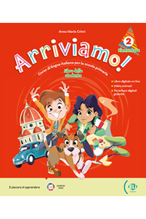 Arriviamo! 2 Libro Studente + Libro Digitale & ELI Link App (vadovėlis) - Arriviamo! | Litterula